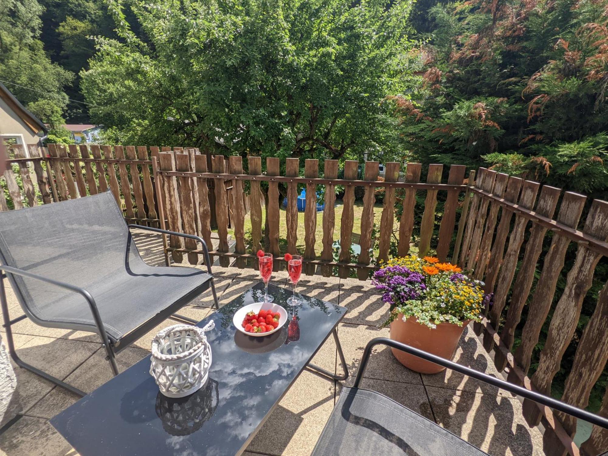 H1 - Urlaubsmagie - Pool & Terrasse Zum Entspannen Sebnitz Exteriér fotografie